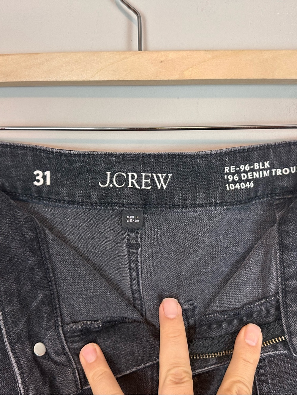 J. Crew Sailor denim trouser in 1996 semi-stretch size 31 - Picture 5 of 14